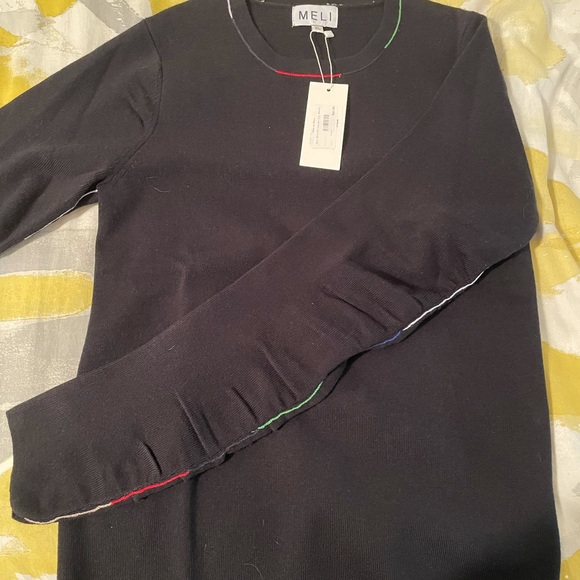 Meli sweater with colorful stitching - Picture 2 of 2